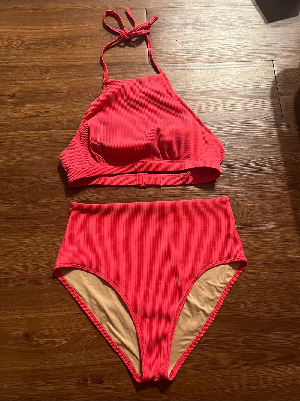 Old Navy Ribbed High-Neck Bikini Set